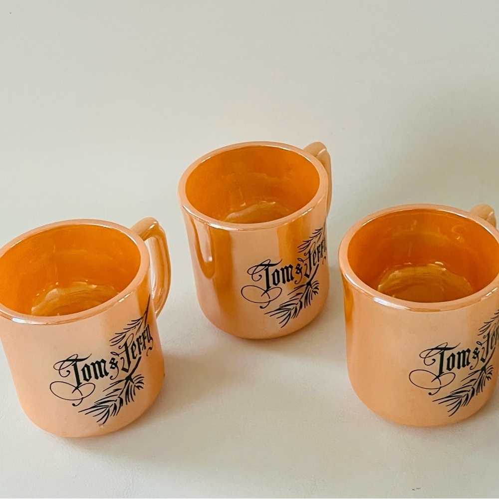 Fire King Orange Mugs Set of 3 - Picture 11 of 13